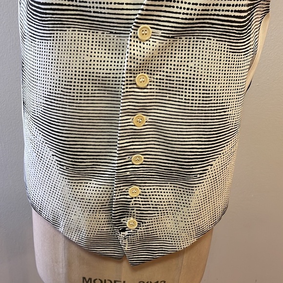 Moschino Men's Chest Ivory Black Vest - Picture 4 of 14